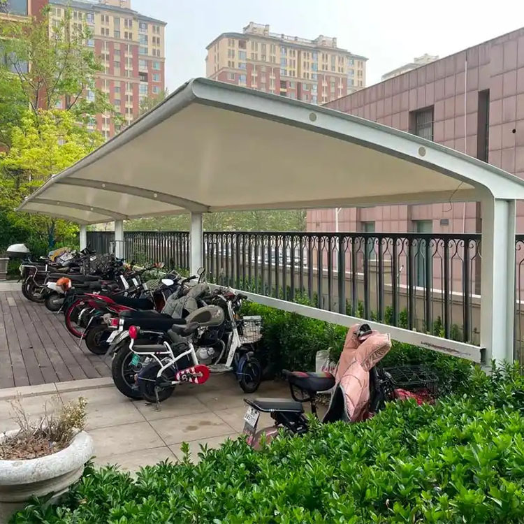 德宏膜结构电动车棚